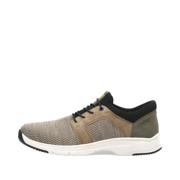 Rieker Men's shoes | Style 19556 Athletic Slip-on - Beige | Free Delivery