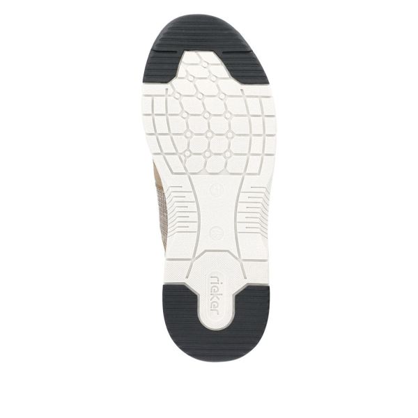 Rieker Men's shoes | Style 19556 Athletic Slip-on - Beige | Free Delivery