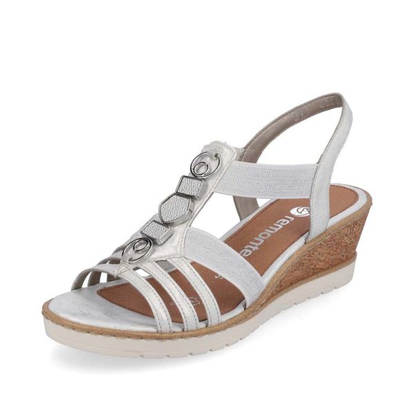 Remonte Women's sandals | Style R6264 Dress Sandal - White Combination | Free Delivery