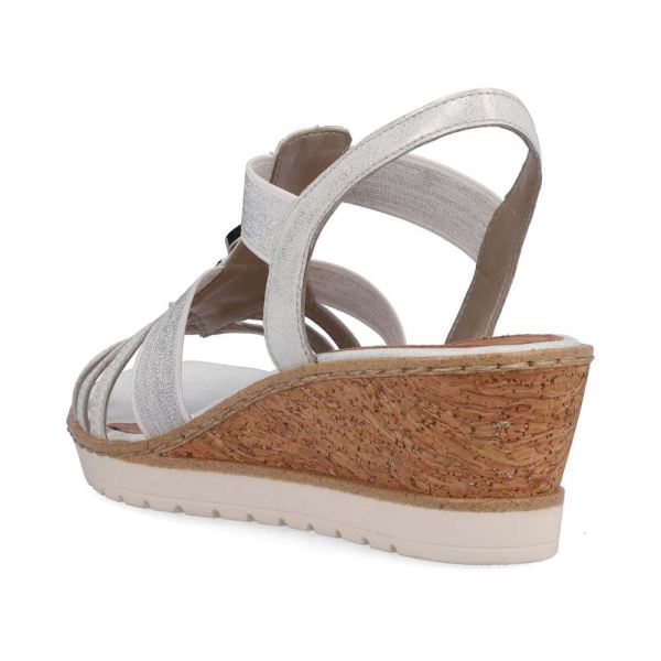 Remonte Women's sandals | Style R6264 Dress Sandal - White Combination | Free Delivery