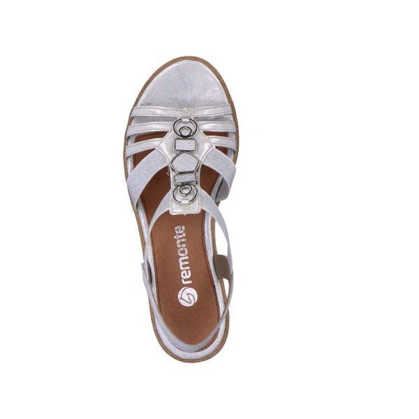 Remonte Women's sandals | Style R6264 Dress Sandal - White Combination | Free Delivery
