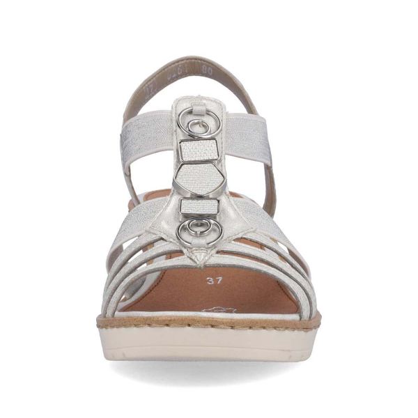 Remonte Women's sandals | Style R6264 Dress Sandal - White Combination | Free Delivery