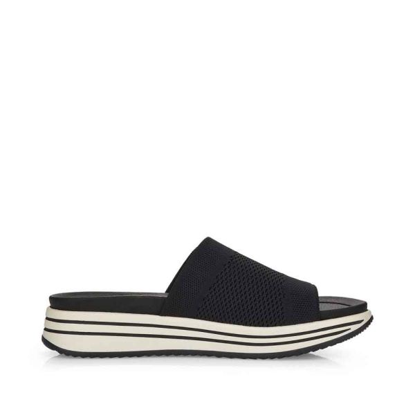Remonte Women's sandals | Style R2961 Athletic Mule - Black | Free Delivery