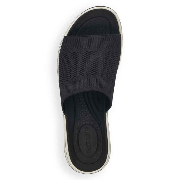 Remonte Women's sandals | Style R2961 Athletic Mule - Black | Free Delivery