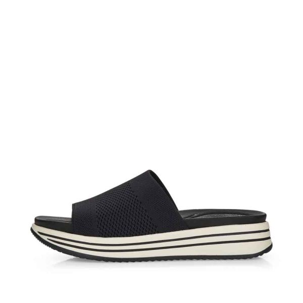 Remonte Women's sandals | Style R2961 Athletic Mule - Black | Free Delivery