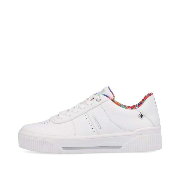 Rieker EVOLUTION Women's shoes | Style W0702 Athletic Lace-up - White | Free Delivery