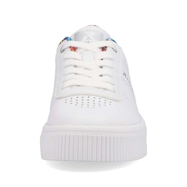 Rieker EVOLUTION Women's shoes | Style W0702 Athletic Lace-up - White | Free Delivery