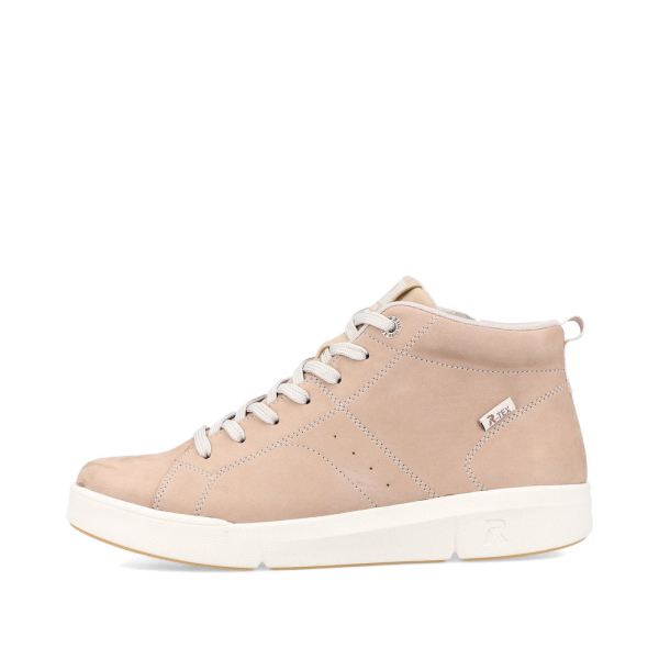 Rieker EVOLUTION Leather Women's shoes| 41907 - Beige | Free Delivery