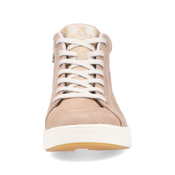 Rieker EVOLUTION Leather Women's shoes| 41907 - Beige | Free Delivery