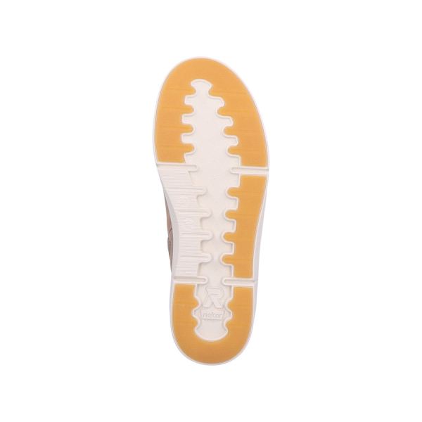 Rieker EVOLUTION Leather Women's shoes| 41907 - Beige | Free Delivery