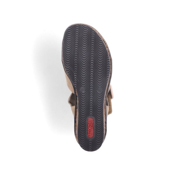 Rieker Women's sandals | Style 68163 Dress Sandal - Beige | Free Delivery