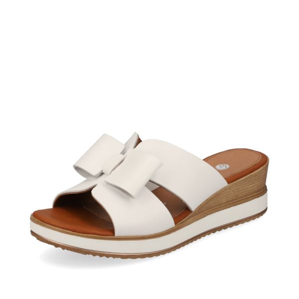 Remonte Women's sandals | Style D6456 Dress Mule - White | Free Delivery