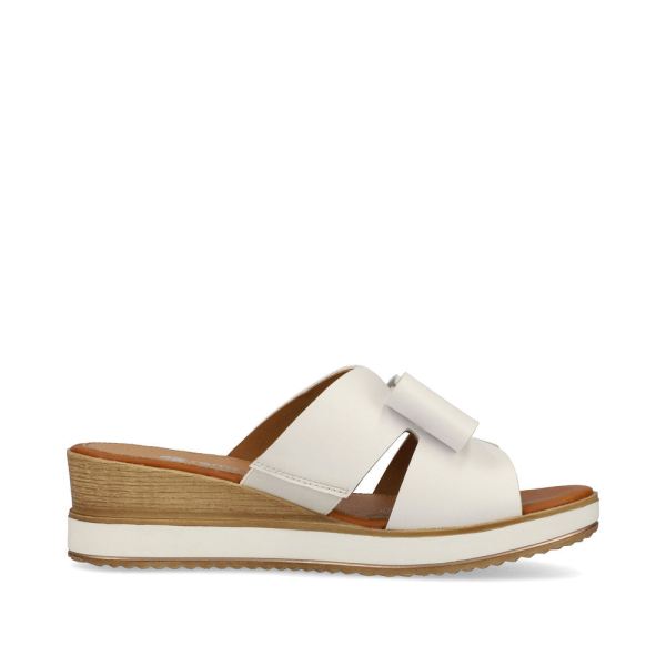 Remonte Women's sandals | Style D6456 Dress Mule - White | Free Delivery