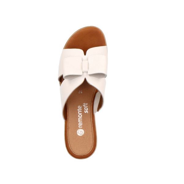 Remonte Women's sandals | Style D6456 Dress Mule - White | Free Delivery