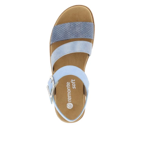 Remonte Women's sandals | Style D0Q55 Casual Sandal - Blue | Free Delivery