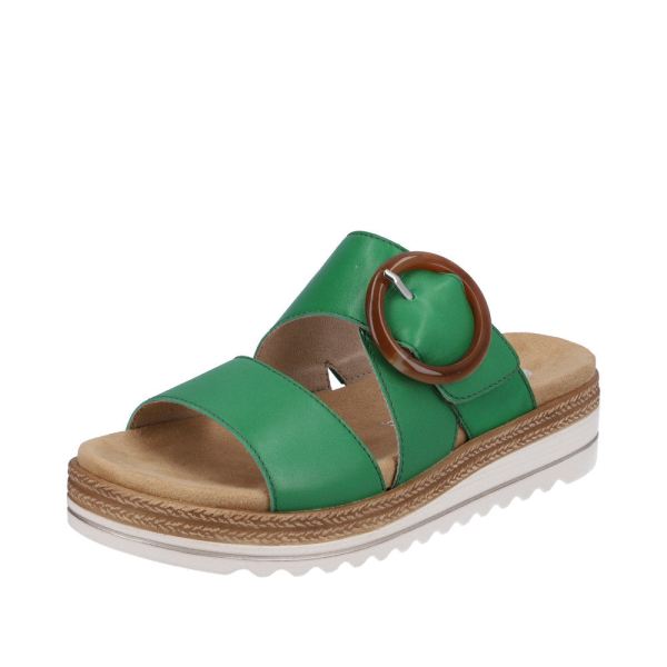 Remonte Women's sandals | Style D0Q51 Casual Mule - Green | Free Delivery