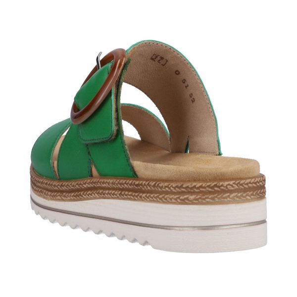 Remonte Women's sandals | Style D0Q51 Casual Mule - Green | Free Delivery