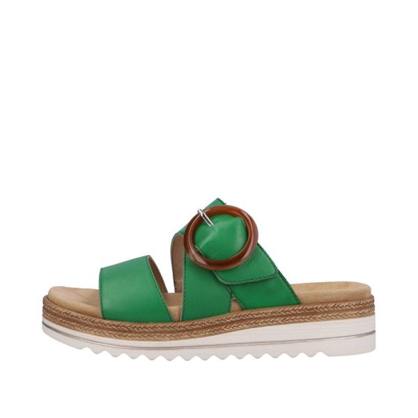 Remonte Women's sandals | Style D0Q51 Casual Mule - Green | Free Delivery