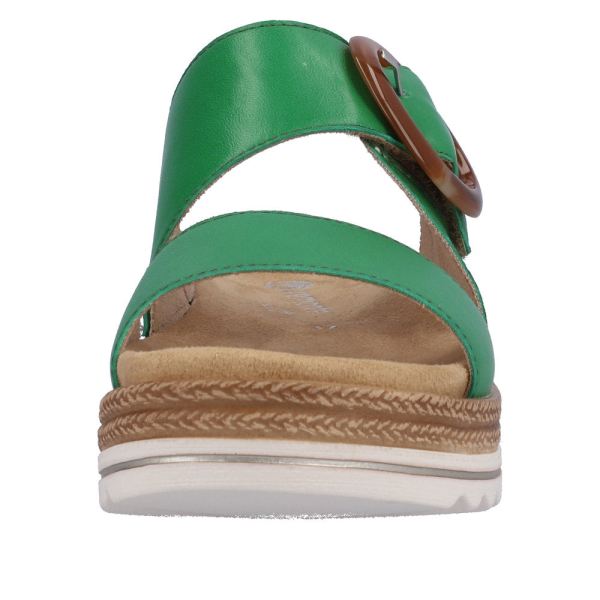 Remonte Women's sandals | Style D0Q51 Casual Mule - Green | Free Delivery
