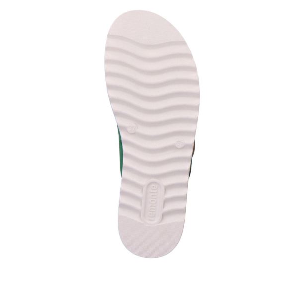 Remonte Women's sandals | Style D0Q51 Casual Mule - Green | Free Delivery