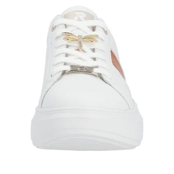 Rieker EVOLUTION Women's shoes | Style W1202 Athletic Lace-up - Orange | Free Delivery