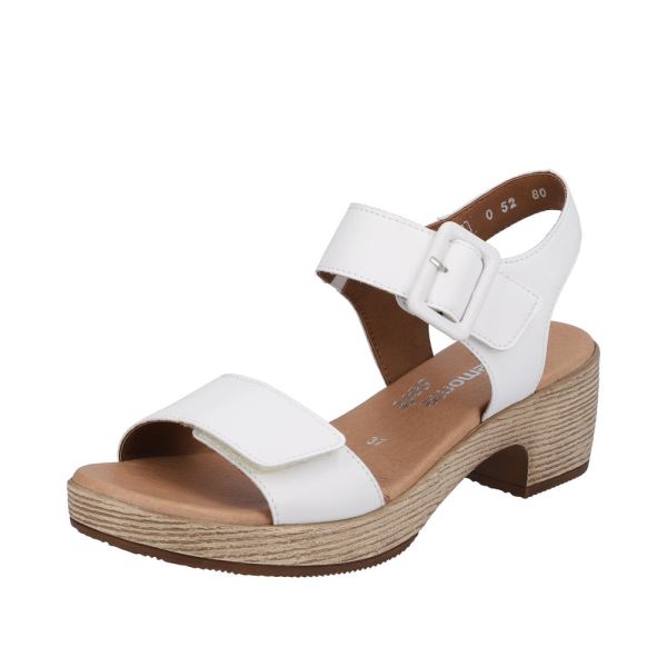 Remonte Women's sandals | Style D0N52 Dress Sandal - White | Free Delivery