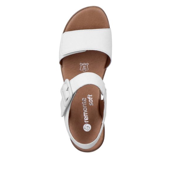 Remonte Women's sandals | Style D0N52 Dress Sandal - White | Free Delivery