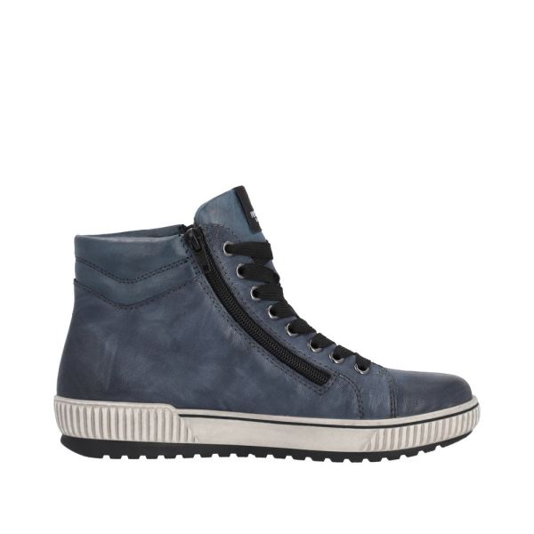 Remonte Synthetic Material Women's mid height boots| D0772-14 Mid-height Boots - Blue | Free Delivery