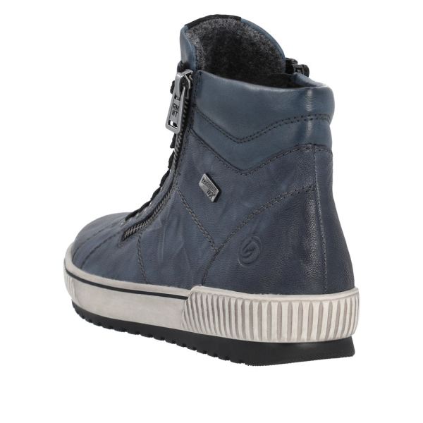Remonte Synthetic Material Women's mid height boots| D0772-14 Mid-height Boots - Blue | Free Delivery