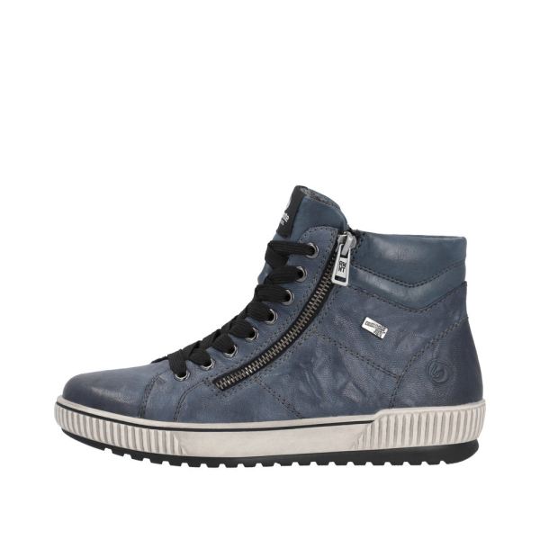 Remonte Synthetic Material Women's mid height boots| D0772-14 Mid-height Boots - Blue | Free Delivery