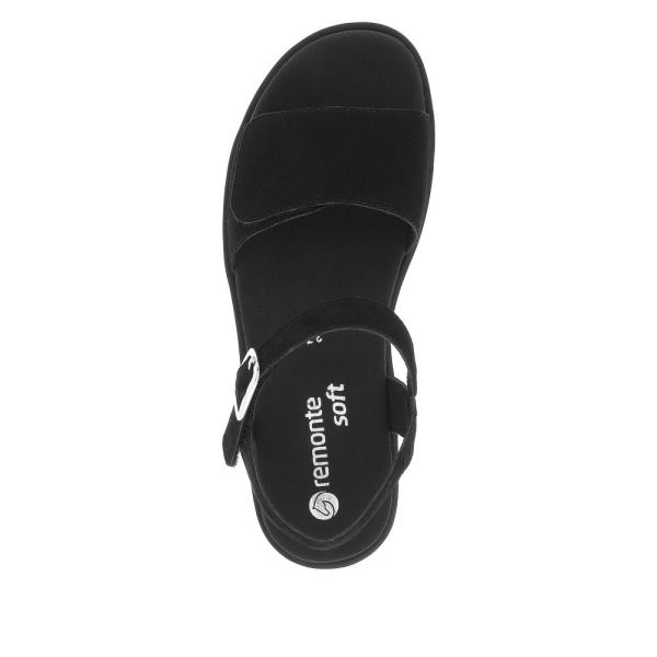 Remonte Women's sandals | Style D1N50 Dress Sandal - Black | Free Delivery