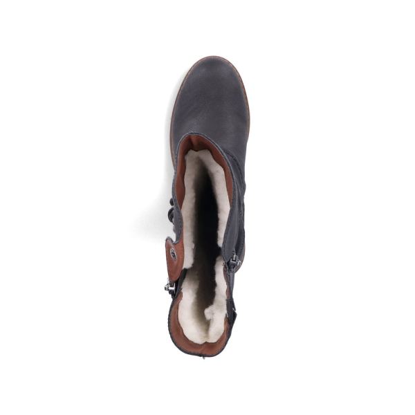 Rieker Synthetic leather Women's Tall Boots| Z4759 Tall Boots - Black | Free Delivery