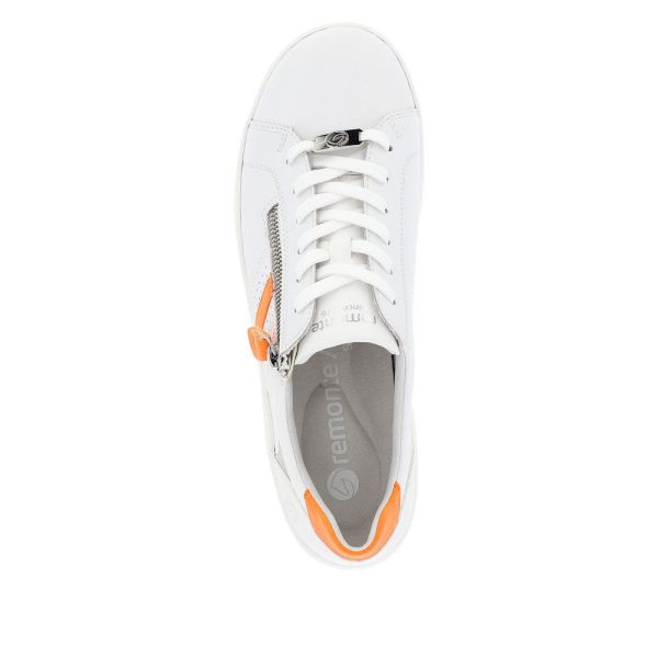 Remonte Women's shoes | Style D1E01 Athletic Lace-up with zip - Orange | Free Delivery