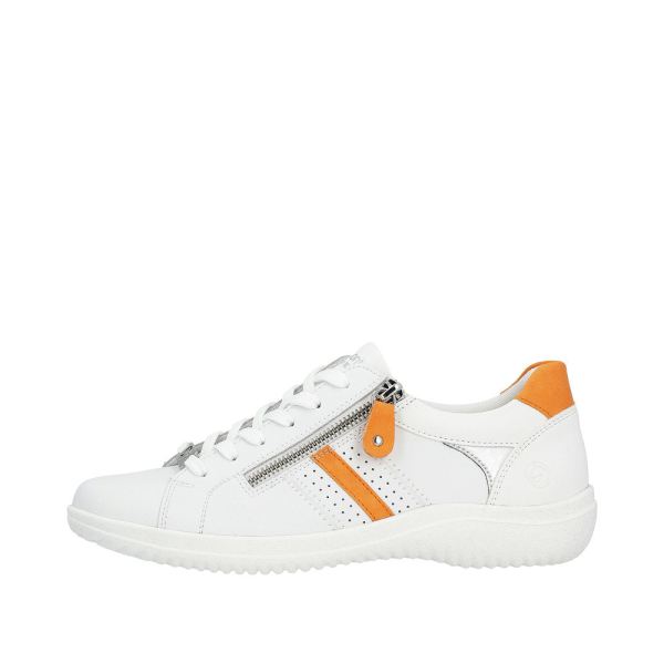 Remonte Women's shoes | Style D1E01 Athletic Lace-up with zip - Orange | Free Delivery
