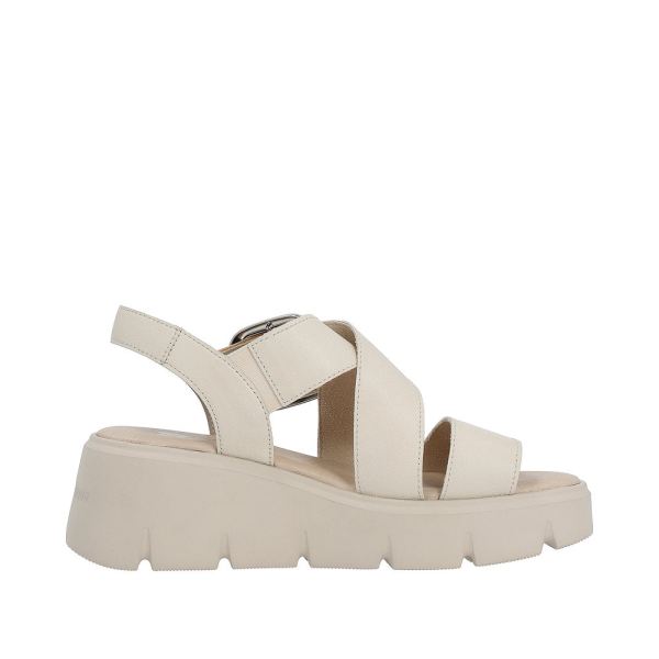Rieker EVOLUTION Women's sandals | Style W1550 Casual Sandal - Beige | Free Delivery