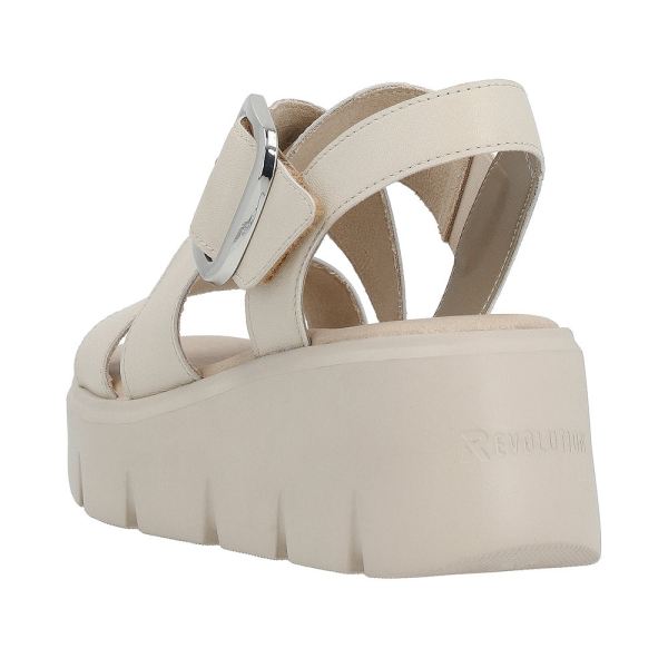Rieker EVOLUTION Women's sandals | Style W1550 Casual Sandal - Beige | Free Delivery