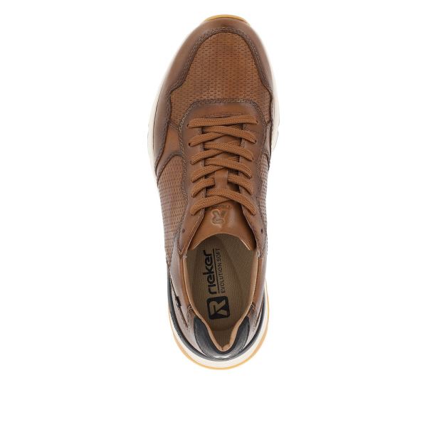 Rieker EVOLUTION Men's shoes | Style U0900 Athletic Lace-up - Brown | Free Delivery