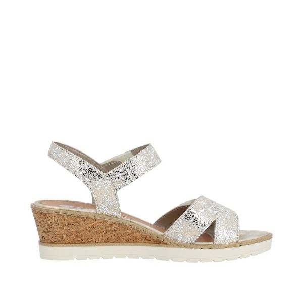 Remonte Women's sandals | Style R6252 Dress Sandal - Gold | Free Delivery