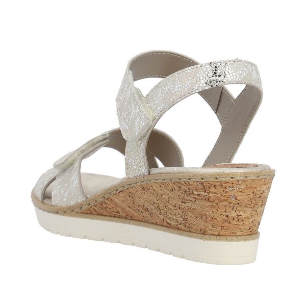 Remonte Women's sandals | Style R6252 Dress Sandal - Gold | Free Delivery