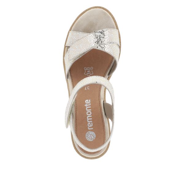 Remonte Women's sandals | Style R6252 Dress Sandal - Gold | Free Delivery