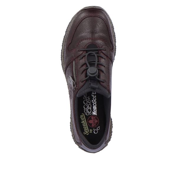 Rieker Leather Women's shoes| N32G0-00 - Red | Free Delivery