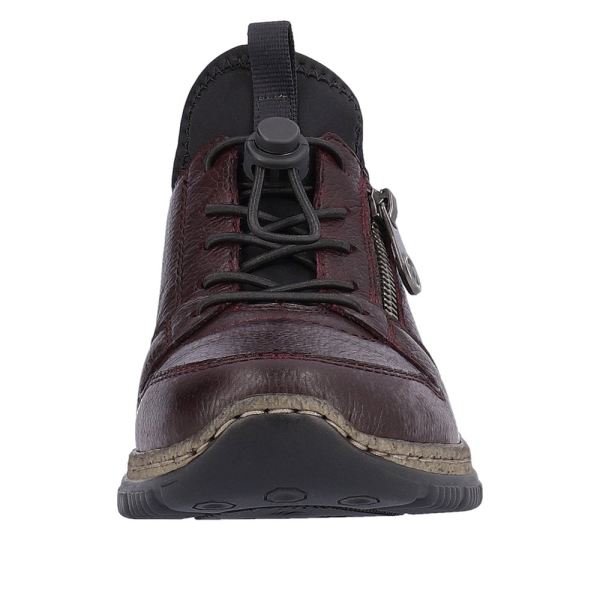 Rieker Leather Women's shoes| N32G0-00 - Red | Free Delivery