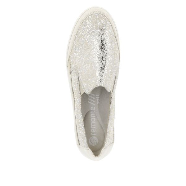 Remonte Women's shoes | Style D5829 Casual Slip-on - Metallic | Free Delivery