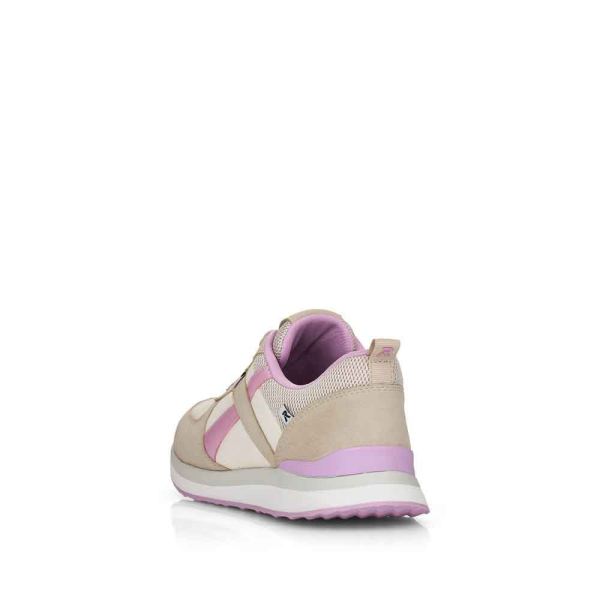 Rieker EVOLUTION Women's shoes | Style 42502 Athletic Lace-up - Beige Combination | Free Delivery