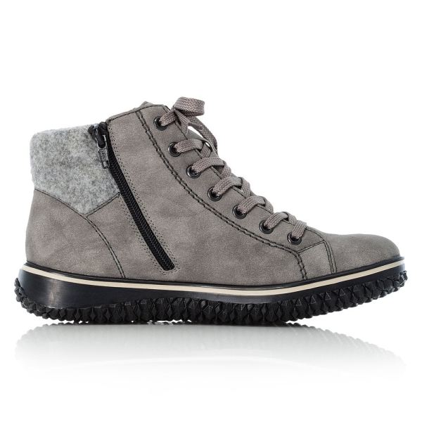 Rieker Synthetic leather Women's short boots| Z4230-40 Ankle Boots - Grey | Free Delivery
