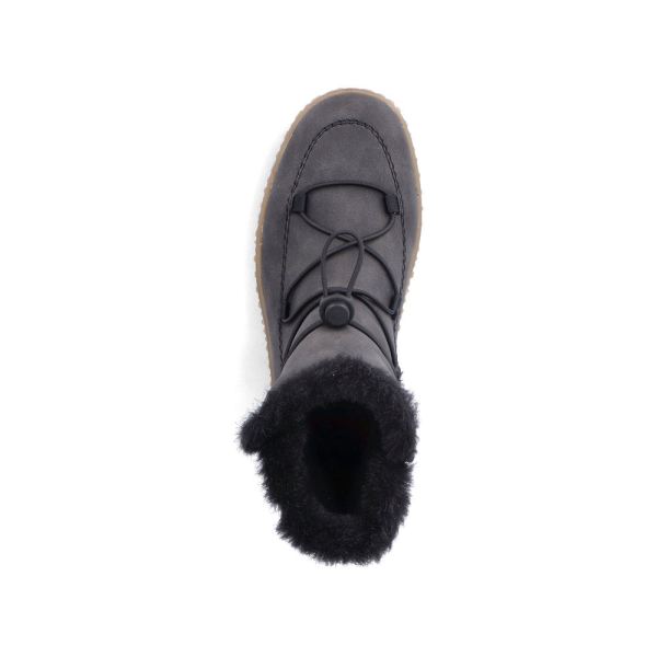 Rieker Synthetic leather Women's short boots| Z4278 Ankle Boots - Grey | Free Delivery