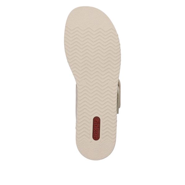 Rieker Women's sandals | Style 62950 Casual Sandal - Beige | Free Delivery