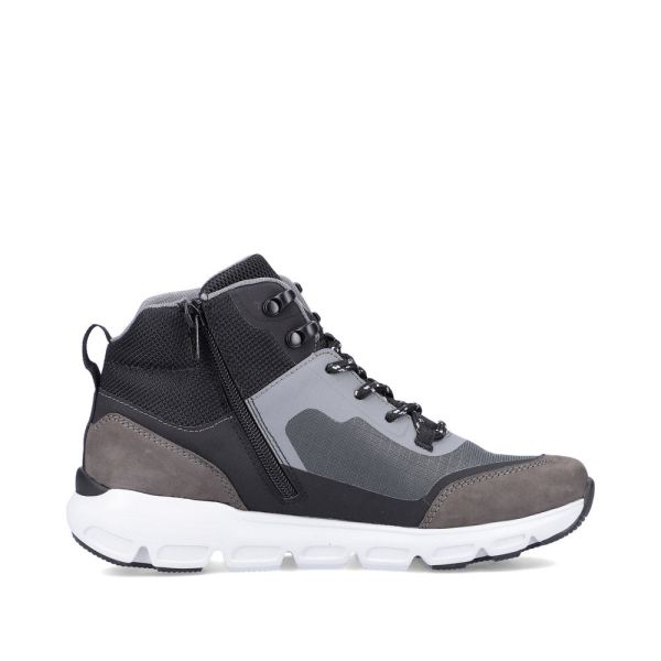 Rieker EVOLUTION Textile Women's Short Boots| 40460 Ankle Boots - Grey Combination | Free Delivery