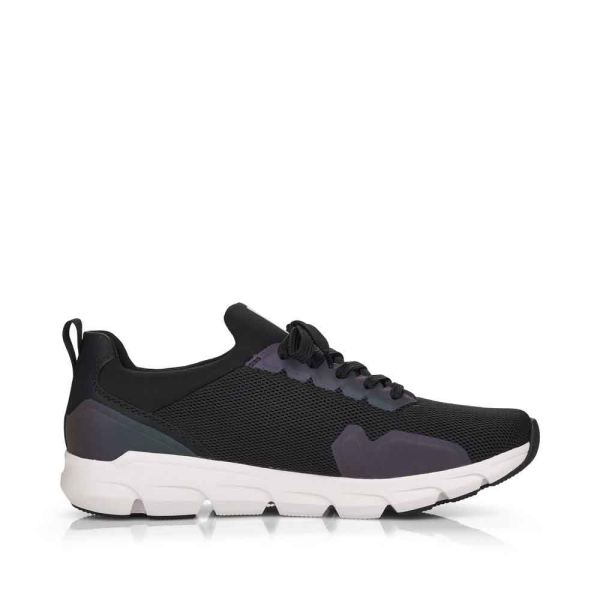 Rieker EVOLUTION Men's shoes | Style 07802 Athletic Lace-up - Black | Free Delivery