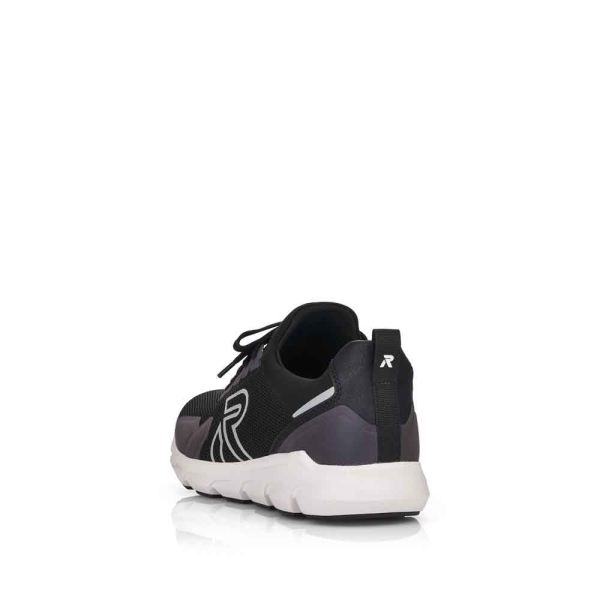 Rieker EVOLUTION Men's shoes | Style 07802 Athletic Lace-up - Black | Free Delivery